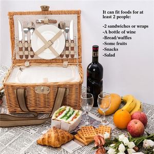 Panier de pique-nique rouge doublé, panier en forme de cœur noir, paniers tressés avec couvercle pour <span class=keywords><strong>la</strong></span> fête des pères, petits modèles - Product Image 5