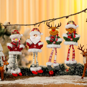 Nuevo adorno navideño de patas largas para comercio transfronterizo, regalo de Navidad, decoración para árbol de Navidad - Product Image 1