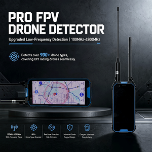 เครื่องตรวจจับโดรนแบบพกพา H2L Pro ระยะ 3 กม. 100MHz-6GHz เครื่องตรวจจับสัญญาณต่อต้านโดรนแบบพกพา อุปกรณ์ตรวจจับ UAV คลื่นความถี่เต็มย่าน - Product Image 5