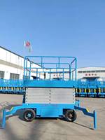 Plateforme élévatrice à ciseaux autopropulsée en aluminium, échelle électrique, conception industrielle, utilisation dans la construction, conception de modèle 3D CN