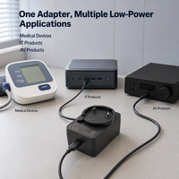Chargeur PD 3.0 Type-C 20W 5V 3A 9V 2.22A 12V 1.66A pour ordinateur portable et appareil photo Certifié UL62368