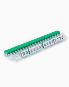 Juego de Mahjong de Lujo Jasmine, Fichas Acrílicas Verdes de Cuatro Capas Personalizadas para Mahjong Americano, Entretenimiento para Amigos y Fiestas, Venta al por Menor - Product Image 5