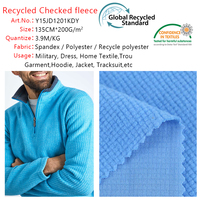 Herstellung Fancy Mini Damen Jacke Futter Gitter Micro Polar 100% Polyester Jacquard Gestrickt Einseitig Anti Pill Polar Fleece