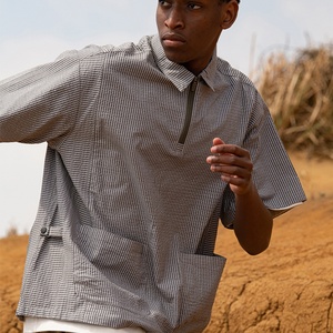 T-shirts de course d'extérieur légers à séchage rapide, manches courtes, respirants, pour la randonnée et le fastpacking, coupe oversize, imprimés Ripstop - Product Image 1