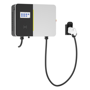 Station de recharge rapide pour véhicules électriques DC horizontale 20KW 30KW avec écran tactile LCD RFID, montage mural, chargeur DC commercial pour véhicules électriques - Product Image 1