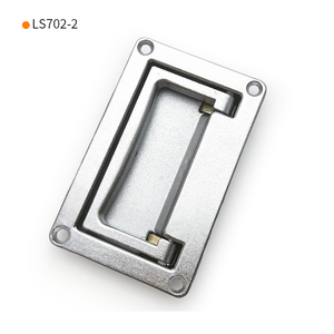 LS702 thiết bị công nghiệp nhỏ hợp kim kẽm có thể gập lại bảng điều khiển kéo xử lý chân hộp phân phối Tủ giấu phẳng kéo xử lý - Product Image 5