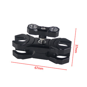 Aluminum Alloy D20mm Ball Head <b>Clamp</b> Mount <b>Quick</b> Release Camera Accessory Adjustable Angle Butterfly <b>Clamp</b> - Product Image 2