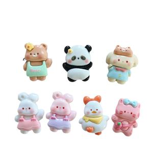 <span class=keywords><strong>Venta</strong></span> Caliente de Adornos de Resina con Forma de Animales de Dibujos Animados, Panda y <span class=keywords><strong>Patitos</strong></span> de Resina, para Decoración de Fundas de Teléfono - Product Image 5