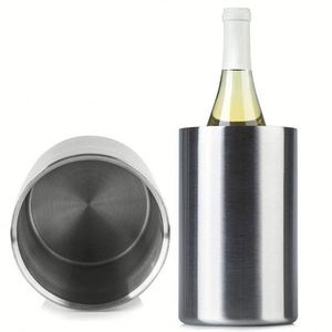 Modern <b>Metal</b> Beverage Tubs Large Vodka Champagne Beer Wine Cool Bar Stainless Steel Double Wall Ice Bucket for Party - Product Image 3