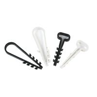 Clips et serres-câbles en plastique réglables de type U, type F, type T, 8 mm, pour une gestion des câbles personnalisable