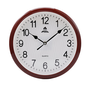 Hiện Đại Đơn Giản Thời Trang Văn Phòng Nhà Đồng Hồ Màu Đỏ Biên Giới Rotundity Đồng Hồ Treo Tường Nhà Máy Giá - Product Image 2