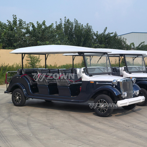 Voiture électrique classique rétro certifiée CE, 11 places, idéale pour les parcs et les attractions touristiques. - Product Image 3