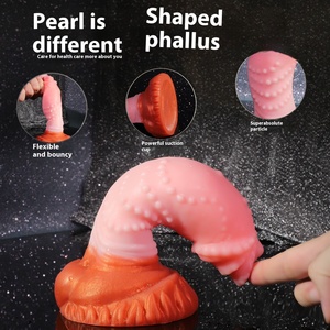 Gode en silicone à <span class=keywords><strong>chambre</strong></span> arrière ultra-large Dispositif d'auto-plaisir pour femmes Bâton de massage à libération de liquide épais Doux Nouveau <span class=keywords><strong>commerce</strong></span> extérieur - Product Image 2