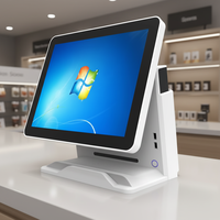 Venta Directa de Fábrica, Sistema POS con Pantalla Dual de 15.6 Pulgadas, Windows/Android, Todo en Uno, Punto de Venta, Caja Registradora para Comercio Minorista