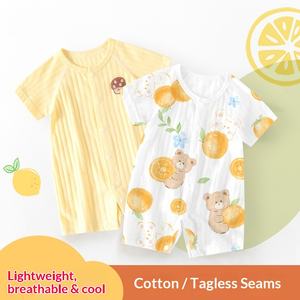 Nuevo <span class=keywords><strong>Mono</strong></span> <span class=keywords><strong>de</strong></span> Verano para Bebé, 100% Algodón, Tejido Transpirable, Manga Corta, Estampado <span class=keywords><strong>de</strong></span> Dibujos Animados, Unisex, Ropa <span class=keywords><strong>de</strong></span> Bebé <span class=keywords><strong>de</strong></span> 0 a 6 Meses - Product Image 3