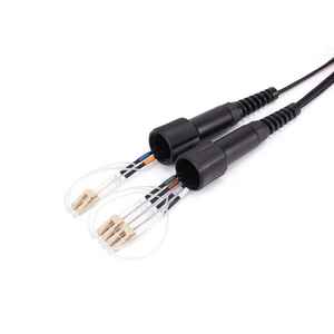 Cable de <span class=keywords><strong>Fibra</strong></span> Óptica Om3 de 8 Núcleos LC a LC Multimodo TPU para Exteriores, Cable de <span class=keywords><strong>Internet</strong></span> con Diámetro Exterior de 6 mm, Blindado con UPC para Eventos Móviles <span class=keywords><strong>y</strong></span> Transmisiones - Product Image 2
