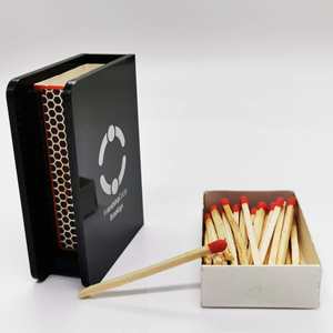 Boîte à allumettes personnalisable en acrylique transparent de haute qualité pour cadeaux d'affaires durables et utilisation artisanale - Product Image 2