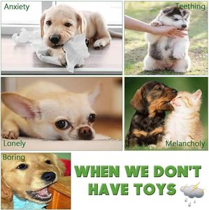 Lot de jouets pour chiens en peluche TPR avec corde et sac à excréments, vente en gros du fabricant - Product Image 3