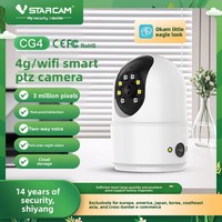 Smart 360 °   Cámara de Seguridad Interior PTZ WiFi HD con Visión Nocturna a Todo Color y Vista Dual, Cámara Remota para el Hogar