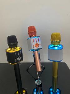 Không dây karaoke Microphone mc16 ma thuật bằng giọng nói Karaoke với đèn LED, xách tay cầm tay bluetooth karaoke Mic - Product Image 4