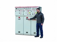 Armoire de distribution extérieure antidéflagrante moyenne et haute tension AC 200A en acier et aluminium, panneau de commande 10kV, IP67