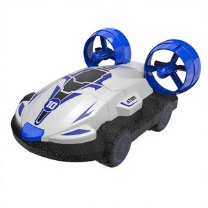 Nuevo Auto Anfibio Eléctrico a Control Remoto C1 2023, Resistente al Agua, con Cable USB y Cargador, Control Remoto por Radio, Acrobacias y Derrapes - Product Image 1