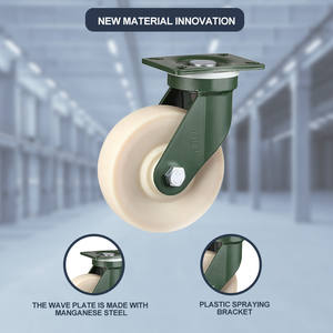 Nylon rad 3200kg Hochlast-Trolley-Nachlauf Universal-Nachlauf <span class=keywords><strong>8</strong></span>-Zoll-Drehbrems-Hochleistungs-Industriegießer - Product Image 4