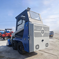 Mini-chargeuse compacte diesel Kubota V1000 T460 T470 de 200 kg à 300 kg avec moteur Kubota et accessoire de chargeuse compacte