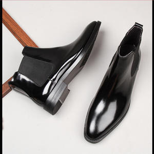 Chaussures Oxford pour hommes britanniques en cuir véritable imperméable, à bout fermé, faites à la main, pour mariage, formelles, décontractées, antidérapantes, avec boucles et sangles - Product Image 6