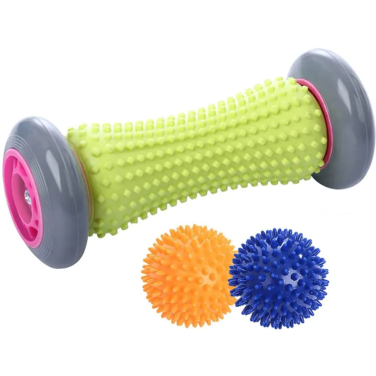 Foot Sole Roller Massage Ball,Body Massager Acupressure Recovery Relax Foot Back Leg Hand Tight Muscle Machine Tool