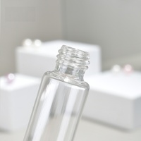 Flacon pulvérisateur en verre transparent à fine brume, rechargeable, pour parfum, fragrance, cosmétiques, avec logo personnalisé, vente en gros