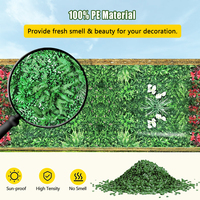 100x50cm vie comme des plantes artificielles taille personnalisée gazon artificiel toile de fond bureau cloison herbe mur