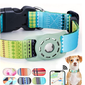 <span class=keywords><strong>Collar</strong></span> de seguridad para mascotas de entrega rápida para Apple <span class=keywords><strong>Tracker</strong></span>, <span class=keywords><strong>Collar</strong></span> de perro con soporte, gatito de seguridad elástico ajustable para collares de gato AirTag - Product Image 1