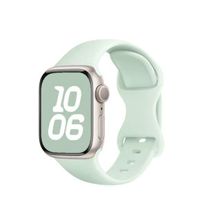 Correa de silicona alta mariposa 8 hebilla para Apple SE 6 7 8iWatch fábrica venta al por mayor sitio web oficial Material de goma duradero - Product Image 5