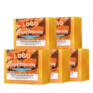 Jabón Blanqueador y Antiacné <span class=keywords><strong>Natural</strong></span> Hecho a Mano con Cúrcuma para Piel Sensible, OEM y ODM - Product Image 6