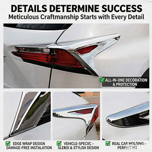 Chrome Rear Tail Light Trim Cover Bezel for NX200 NX300 NX300h 2015-2021 ABS Exterior Upgrade Accessories - Product Image 5