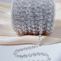 Chaîne de lunettes en perles blanches faites à la main, simple, en ABS, à faire soi-même, accessoires