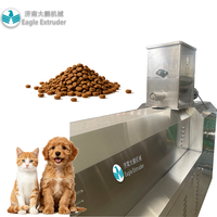 Machine d'extrusion et de formage pour aliments pour chiens/chats, de qualité alimentaire, avec fonction autonettoyante