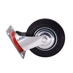 125mm 5 Zoll Industrielle Gummi-Lenkrolle mit Bremse, Bestseller - Product Image 4