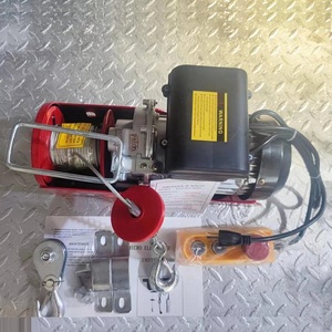 Treuil électrique portable PA, câble métallique, 220V 50HZ AC, treuil électrique, treuil à câble métallique pour entrepôt d'usine - Product Image 1