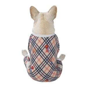 CuteBone-ropa de moda para perros, pijamas suaves de <span class=keywords><strong>Gingham</strong></span> personalizados para mascotas, venta al por mayor - Product Image 4