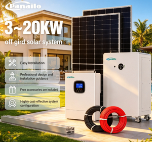 ระบบโซลาร์เซลล์สำหรับใช้ในบ้าน PANAILO 3-20KW แบบออฟกริด ชุดเต็ม พร้อมแบตเตอรี่ลิเธียมไอออน และตัวควบคุม MPPT สำหรับใช้ในบ้าน PST-OFS PST-OF - Product Image 1