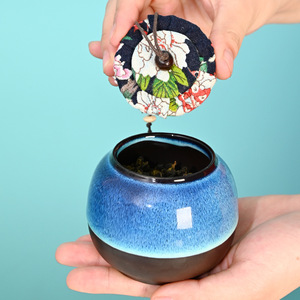 Factory Sale Günstige Keramik Vintage Tee tasse Tee Set 1 Teekanne 4 Tasse mit Geschenk box - Product Image 2