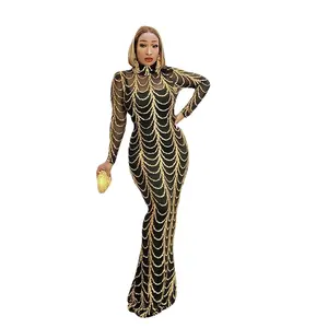 2023 Europe America And Africa Long Stretch Fishtail Dress Evening Dress