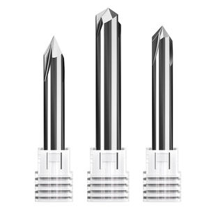 3 HUHAO مخدّد كهربائي من التنجستن والصلب بألوان زاهية ومتعددة أداة طحن معدنية من الكربيد أداة طحن ألومنيوم يتم التحكم بها رقميًا بالكمبيوتر طاحونة نهاية H131510450 - Product Image 1