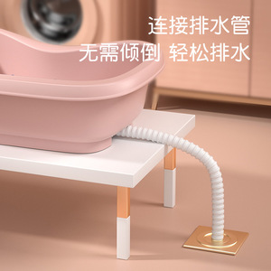 Cuenco de champú inflable de aire portátil, lavabo de lavado de PVC para ancianos, discapacitados, embarazadas, lesionados, postrados en cama - Product Image 4