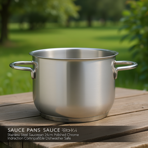 Pentola Inox (24cm) DELIZIOSA Cromo lucido 010733020424 - Product Image 3