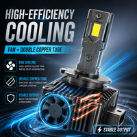 Ampoule de phare LED SFIDA D3S 12V, nouvelle, 45W, 4500LM, puce 4575, aluminium aéronautique, Plug & Play, refroidissement par ventilateur, IP67