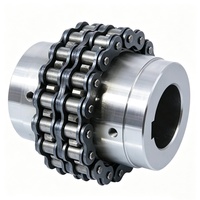 Ensemble de couplage de chaîne à rouleaux KC5014 en acier au carbone, coupleur de chaîne à double rangée, connexion flexible pour équipement d'automatisation