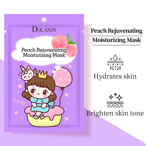 Mascarilla Hidratante Rejuvenecedora de Melocotón Dolanjn 25ml, Hidrata la Piel, Ilumina el Tono - Product Image 1